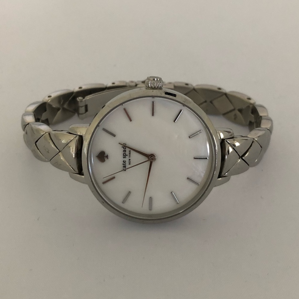 Kate Spade Silver Watch With MOP Face - Picture 2 of 8